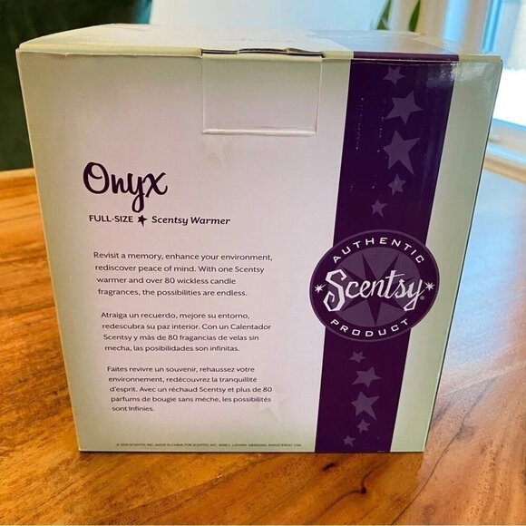 Scentsy Warmer Onyx Full Size Scent Warmer 6in - Picture 3 of 13